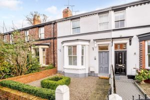 ralph reviews a mid terrace property in Hoole front view 