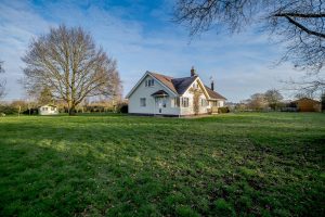 the grounds at a dormer bungalow for sale n Malpas