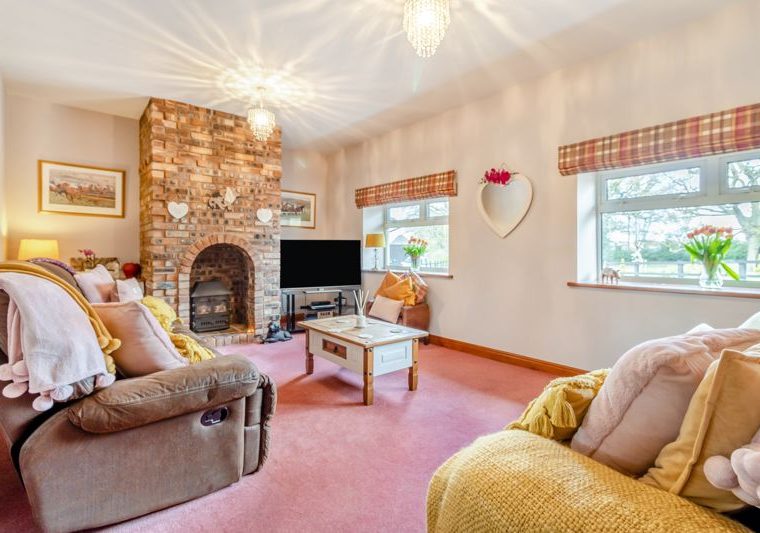 sitting room in a bungalow for sale with Rickitt Partnership estate agent