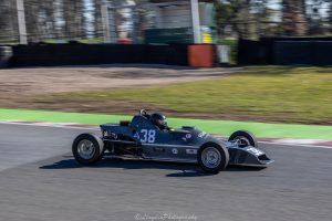 Tim Rickitt driving Rickitt Partnership's Formula Ford car