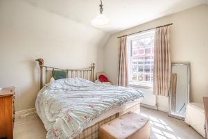 bedroom in a Georgian townhouse for sale in Chester