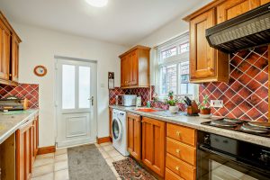 wooden kitchen units in a house for sale in Milton Green