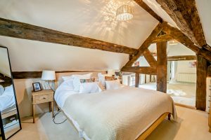 the main bedroom in a house for sale with Rickitt Partnership