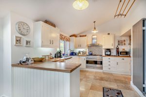 kitchen in a cottage for sale with Rickitt Partnership estate agency