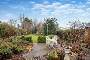 terrace and garden at a house for sale in Malpas with Rickitt Partnership estate agency