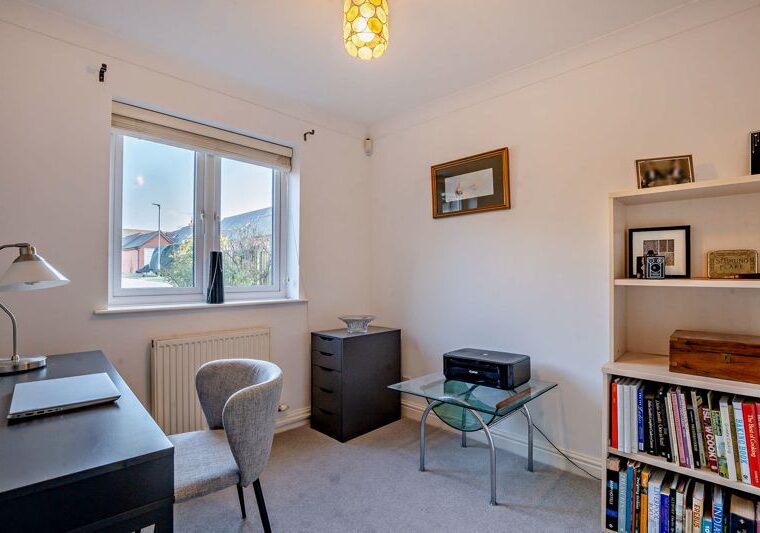 contemporary study in a detached modern house for sale in Farndon
