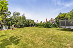 the garden at a house for sale in Farndon