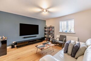 sitting room in a barn conversion for sale near Holt
