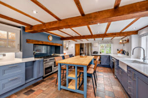 the kitchen in a period house for sale in Holt